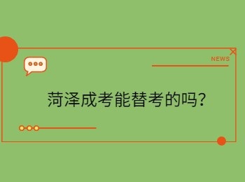菏澤成考能替考的嗎？