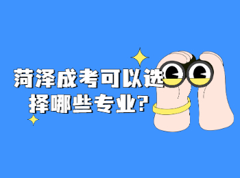 菏澤成考可以選擇哪些專業(yè)?